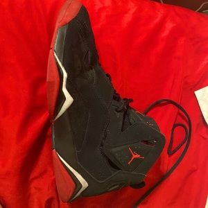 Jordan true flights Red black and sliver. Size 9 in men’s.
